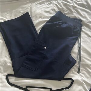 Figs Navy Blue Straight Leg Pants
